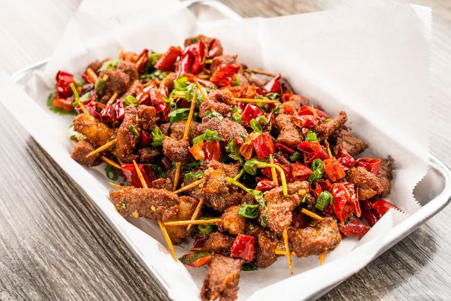 NO.4自选菜：竹签羊肉